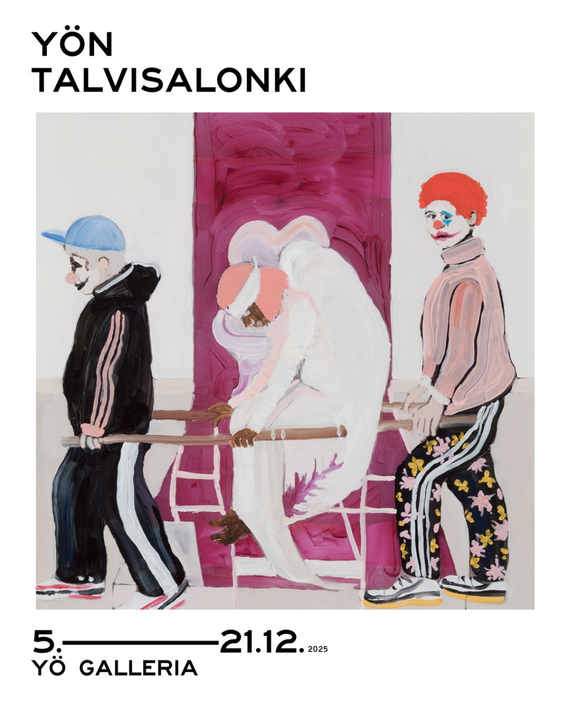 Yö´s Winter Salon VOL.2 poster´s artwork by Laura Kopio