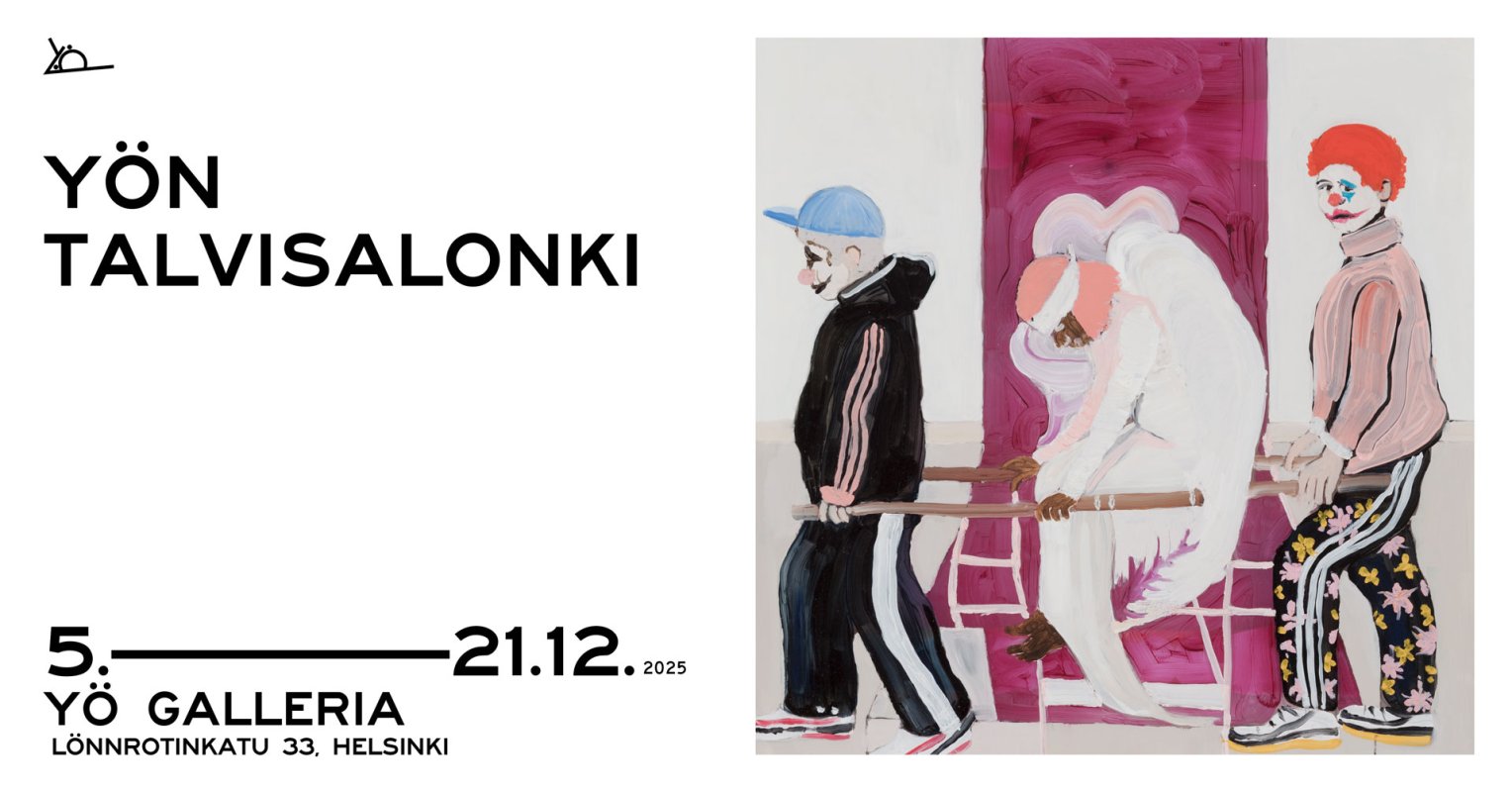 Yön Talvisalonki VOL.2 bannerin teoksen luonut Laura Kopio
